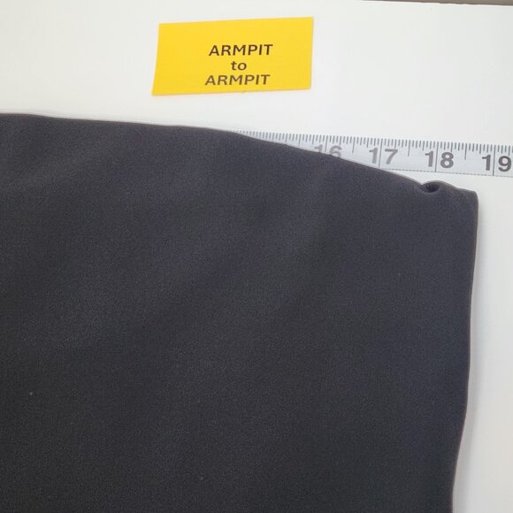 WHBM Off the Shoulder Top Womens Medium Black Crochet Bell Sleeve Blouse M14X - Picture 6 of 7